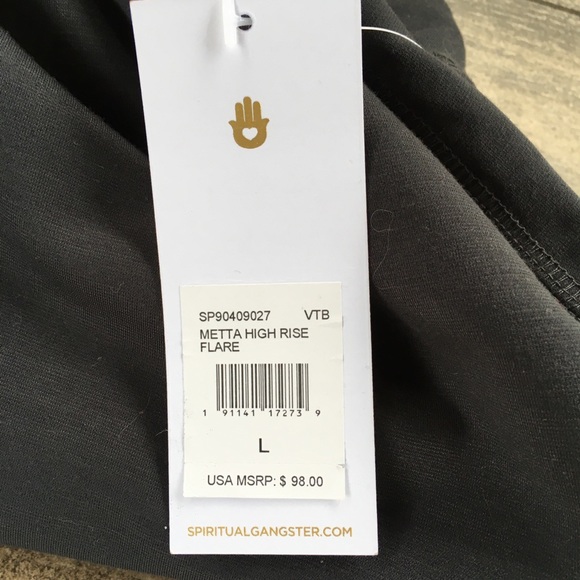 COPY - Spiritual Gangster High Rise Flare Yoga Pa… - Picture 7 of 8